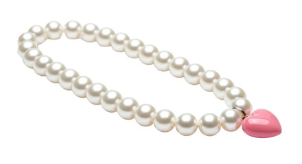 Isolated Pearl Necklace