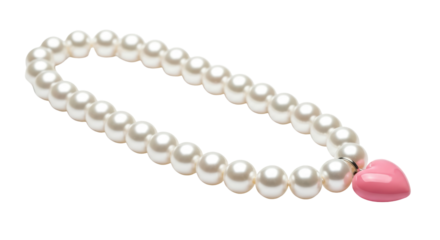 Isolated Pearl Necklace