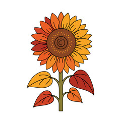Fototapeta premium Sunflower Design