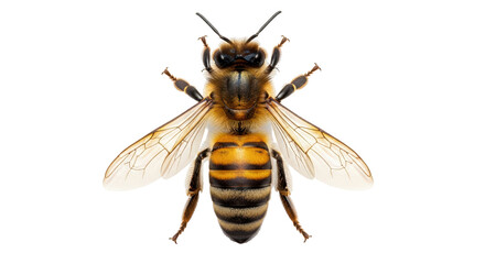 Isolated Honey Bee