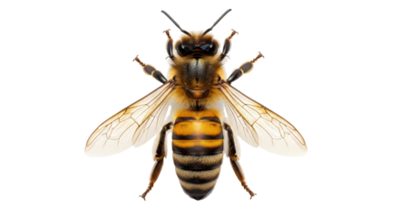 Isolated Honey Bee