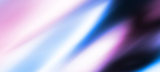 Dark blue digital abstract background with ultraviolet neon glow, blurry light lines, waves