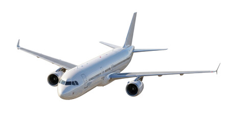 Isolated Passenger Airplane
