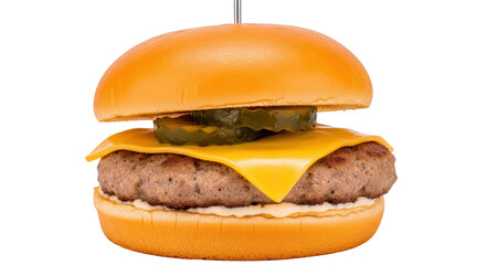 Isolated Cheeseburger