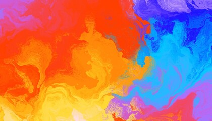 A stunning and artistic swirl composed of a vibrant array of colors, creating a mesmerizing abstract design