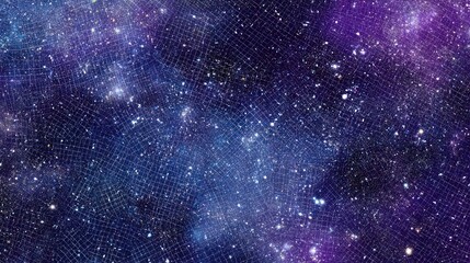 Obraz premium Cosmic mesh background