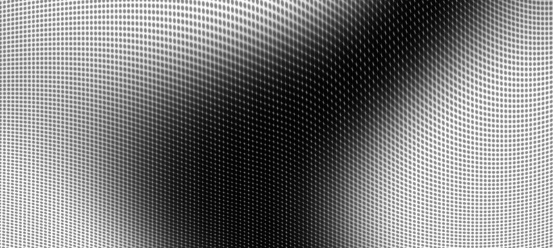 Abstract digital wave of particles. Futuristic point wave. Technology background