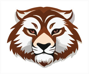 Animal Head Vector Art, Intricate Powerful and Ready for Print or Web  (1)