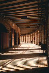View from inside the Plaza de Toros de Valencia