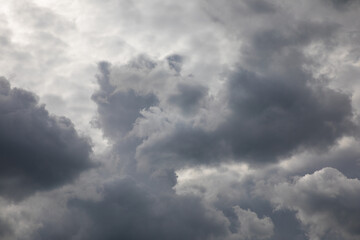 Beautiful skyscape with picturesque clouds