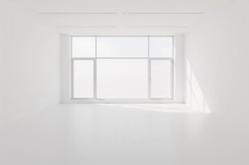 Bright empty room featuring a window