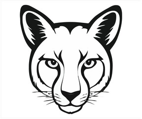 Animal Head Vector Art, Intricate Powerful and Ready for Print or Web  (1)
