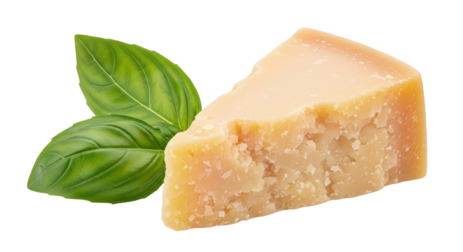 Isolated Parmesan Cheese