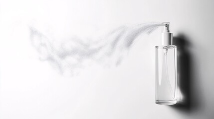 Face Mist Spray for Skin Refreshment and Hydration - Isolated on White Background