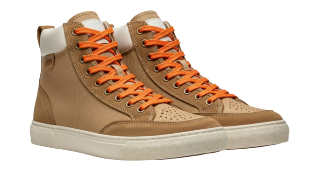 Isolated High Top Sneakers