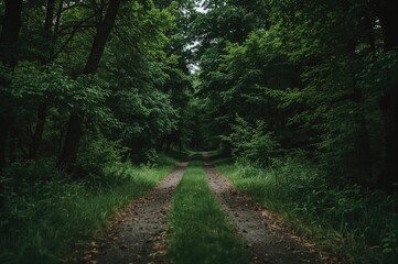 Fototapeta premium Lush and deep tones. Soft and overlooked.