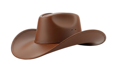 Isolated cowboy hat