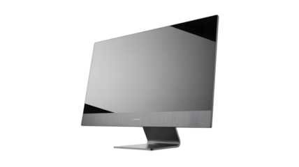 Modern computer display technology showing digital information png