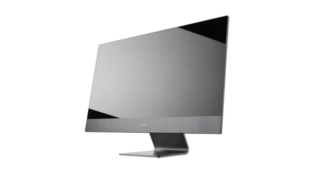 Modern computer display technology showing digital information png