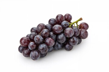 Fototapeta premium Single grape studio shot on white background, healthy fruit for breakfast and diet meal