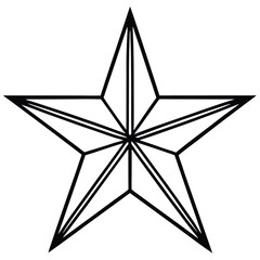 Christmas Star icon vector