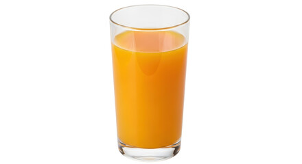 Isolated Glass of Orange Juice
