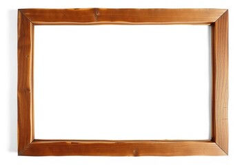 Rustic, weathered wooden picture frame isolated on white,  texture,  weathered