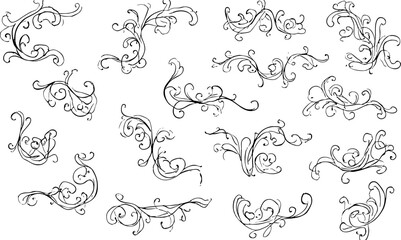 Minimalist Hand-Drawn Arrow and Heart Dividers