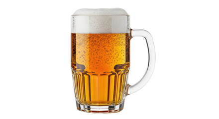 Isolated Glass of Beer