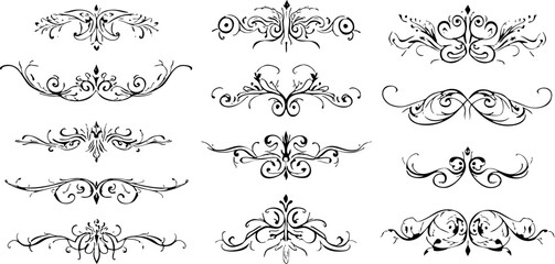 Minimalist Hand-Drawn Arrow and Heart Dividers