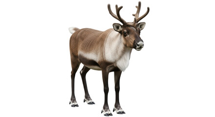 Fototapeta premium Isolated Reindeer Standing