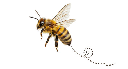 Isolated Cartoon Bee