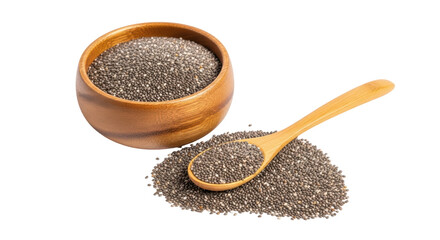 Isolated Chia Seeds