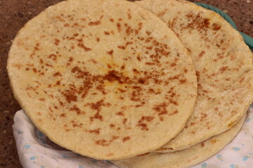 Moroccan Stuffed Bread, Amazigh Bread, Aghroum ntdount