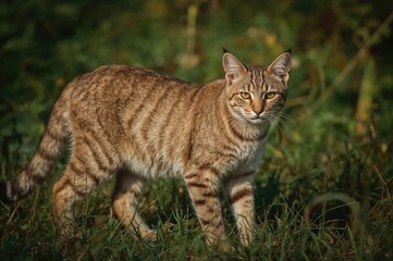Obraz premium Wildcat Species Felis silvestris