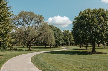 Deserted recreational area
