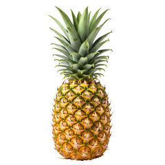 Fototapeta premium pineapple isolated on a white background, PNG format.