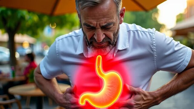 stomach pain, gastric discomfort, abdominal cramps. Digestive health. Stomach lining inflames gastritis symptoms. Intestinal bacteria disrupt nutrient absorption. Digestive enzymes assist stomach
