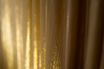 Golden curtain background
