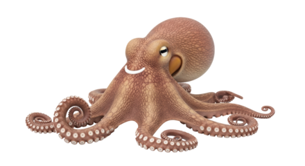 Isolated Octopus