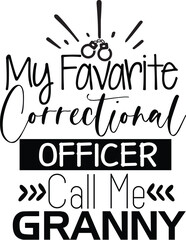 Correctional Officer FAMILY SVG Design