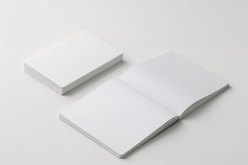 Spiral-bound blank notebook page set against a plain backdrop