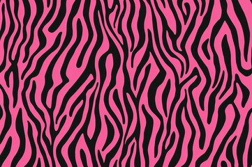 Fototapeta premium Wild animal print texture with tiger and zebra patterns