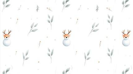 Watercolor Merry Christmas patterns with sno. Festive xmas backdrop artistic winter holiday design painted yuletide motif snowy celebration decorative paper season greeting artistic