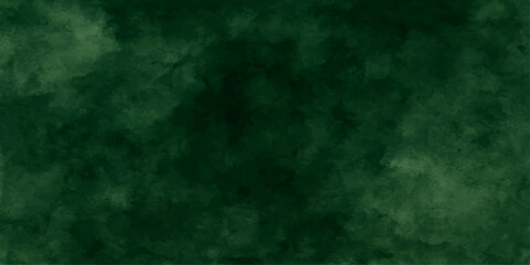 An abstract green background with dark clouds and light smoke creates a stormy night sky texture
