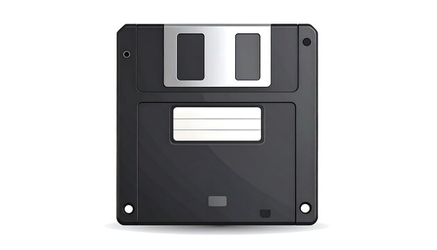 Retro floppy disk illustration