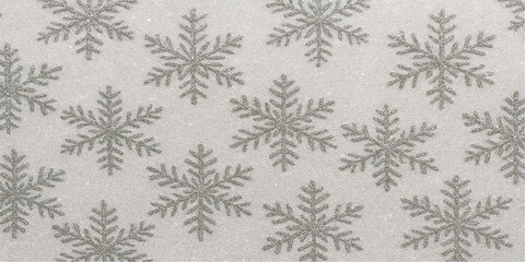 A beautiful seamless vector pattern featuring blue snowflakes for a festive and cold holiday design