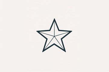 Obraz premium Logo icon displaying a star motif