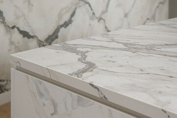Veining and Mitering Techniques for Ceramic Countertops at Wall Junctions