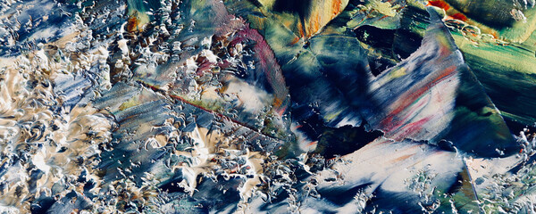 Abstract art background . Hand painting artwork on canvas .